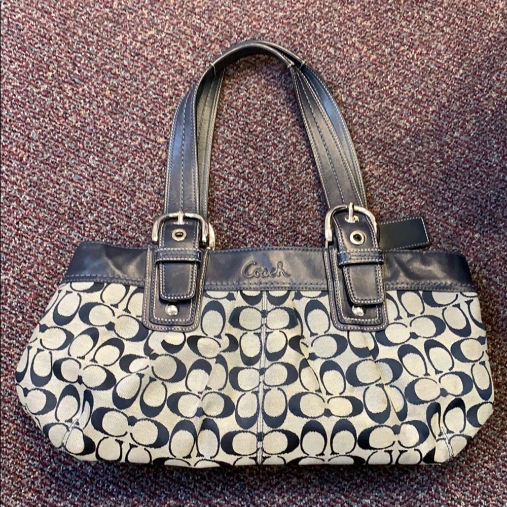 Navy Blue Coach Bag